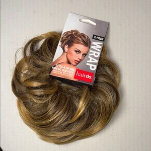 Hairdo Blonde and Brown Hair Wrap Duo